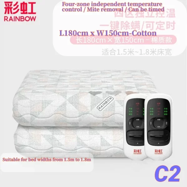 Double person double control bed electric blanket For winter bed warming - Image 5