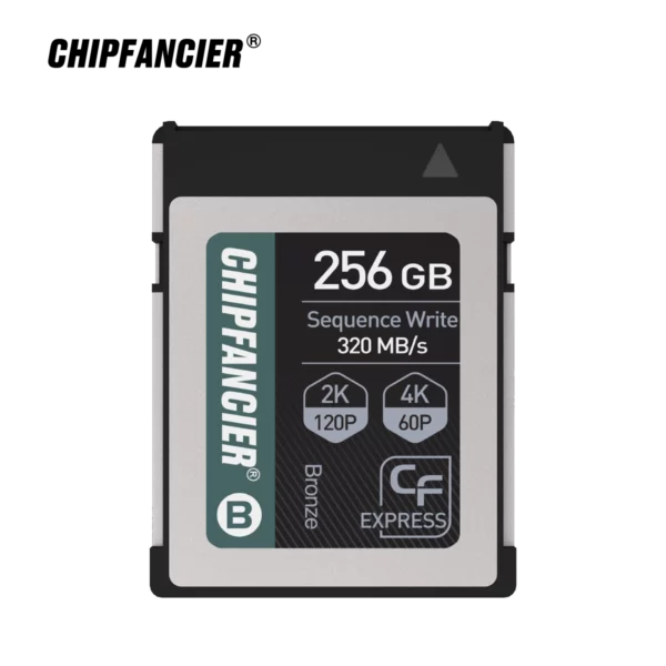 CHIPFANCIER CFexpress CF-Bronze Memory Card TypeB XQD Nikon Z6 Z7 R5/8K - Image 3