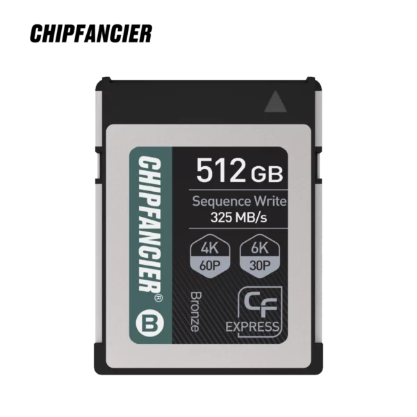 CHIPFANCIER CFexpress CF-Bronze Memory Card TypeB XQD Nikon Z6 Z7 R5/8K - Image 2