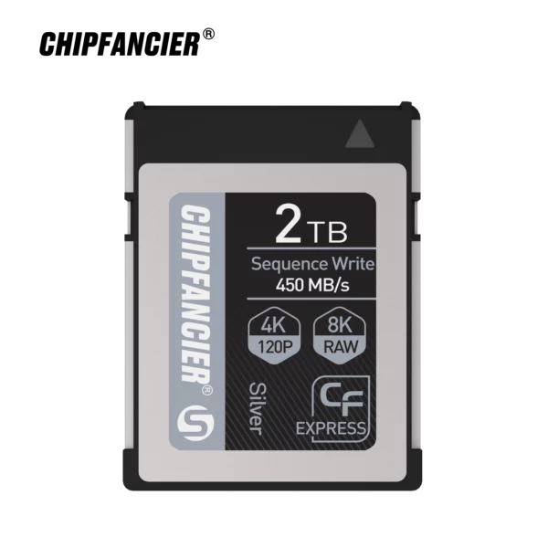 CHIPFANCIER CFexpress CF-Sliver Memory Card TypeB 8K Raw EOSR5/R5C/R3/Z9/GH6 - Image 5