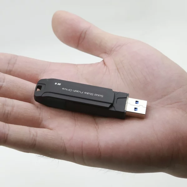 CHIPFANCIER-SE II Mini Solid State USB Flash Drive SSD High Performance Pure Metal Win To Go USB3.0 Rotating Case - Image 2