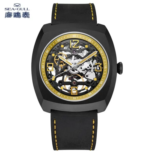 Seagull Men's Skeleton Automatic Mechanical Watch 6094 - Image 5