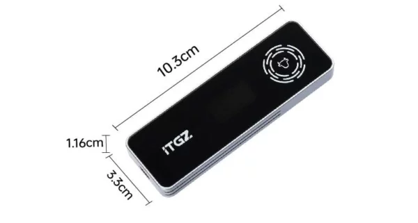 ITGZ M.2 NVMe SSD Enclosure Dual Protocol RTL9210b LED Display RGB - Image 3