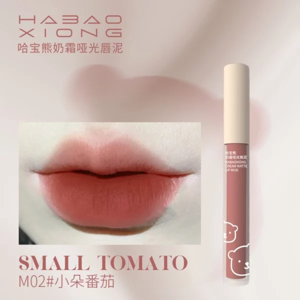 HarbooBear 9 Colors Lip Glaze Lip Clay Lipstick - Image 3