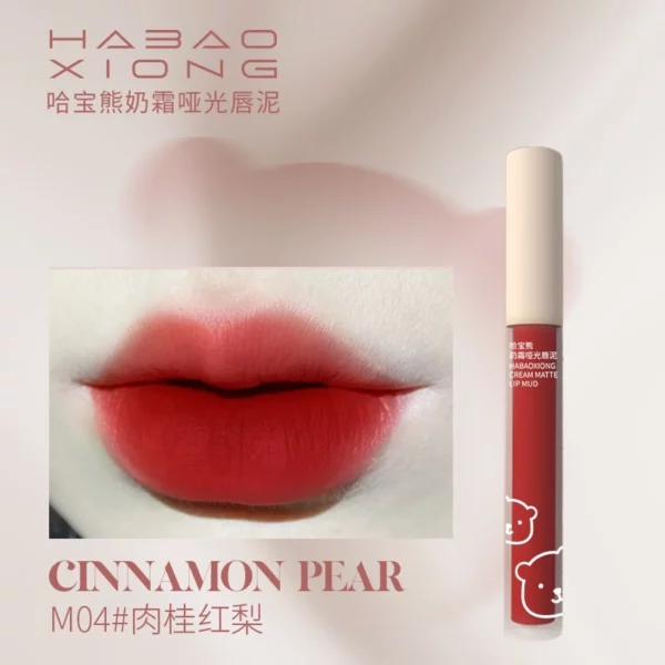 HarbooBear 9 Colors Lip Glaze Lip Clay Lipstick - Image 5