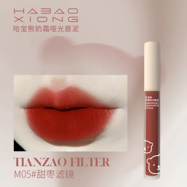 HarbooBear 9 Colors Lip Glaze Lip Clay Lipstick - Image 6