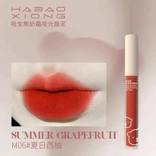 HarbooBear 9 Colors Lip Glaze Lip Clay Lipstick - Image 7