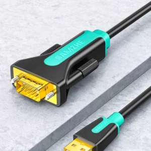 samzhe usb to rs232 serial port conversion cable nine-pin connection to computer printer db9 serial port data cable com port