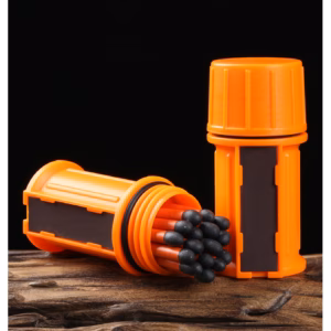 Enhanced Waterproof & Windproof Survival Matches​ ​Outdoor Emergency Gear with Moisture-Resistant and Water-Reignition Capability