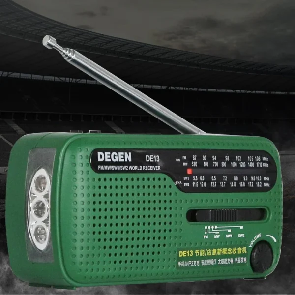 DEGEN DE13 Multi-functional Emergency Radio - Image 2