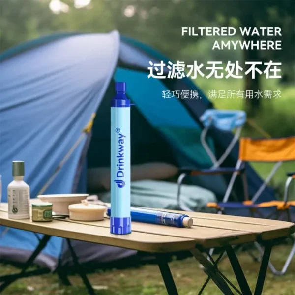 Best-selling outdoor water purifier, field drinking water filter, multi-functional direct drinking straw, portable water purification tube - Image 2