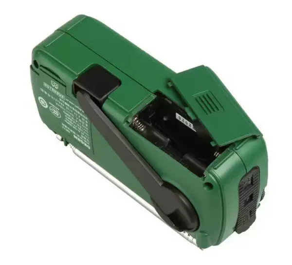 Degen DE13 Hand-Crank Solar Emergency Radio with Flashlight, Alarm, and Power Bank - Image 3