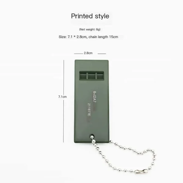 Three-frequency outdoor survival whistle, life-saving whistle, emergency whistle, high-pitched and high-frequency, earthquake relief whistle - Image 2